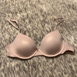 A light pink sparkly PINK bra